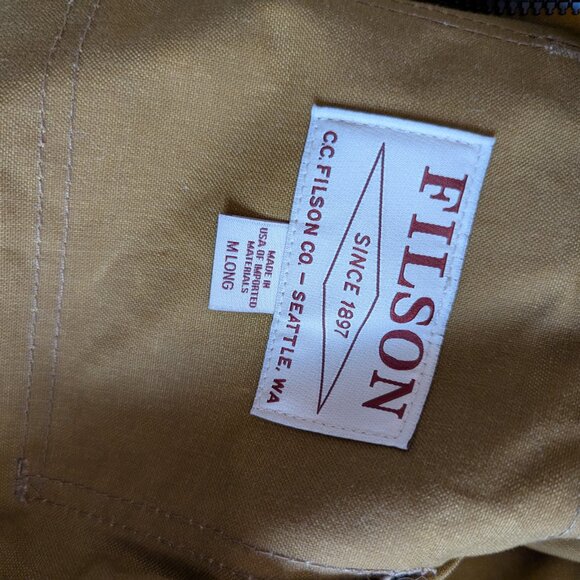 Filson Tin Cloth Chore Coat - Picture 9 of 12